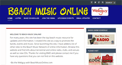 Desktop Screenshot of beachmusiconline.com