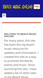 Mobile Screenshot of beachmusiconline.com